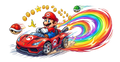 Mario UV printed glass tumbler wrap design