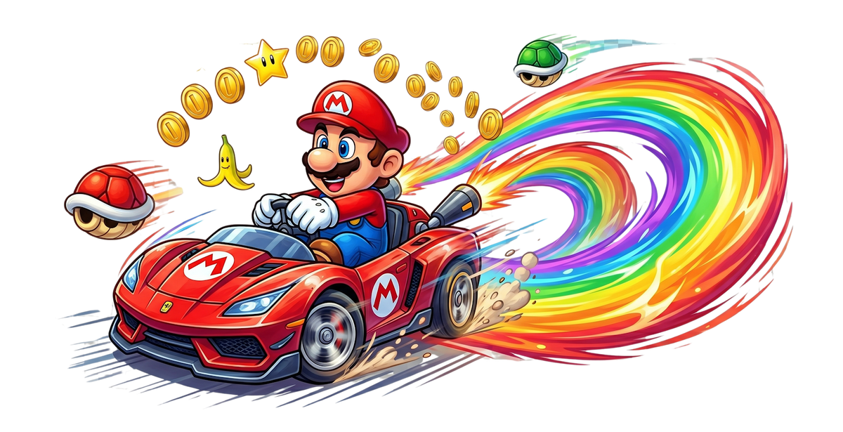 Mario UV printed glass tumbler wrap design