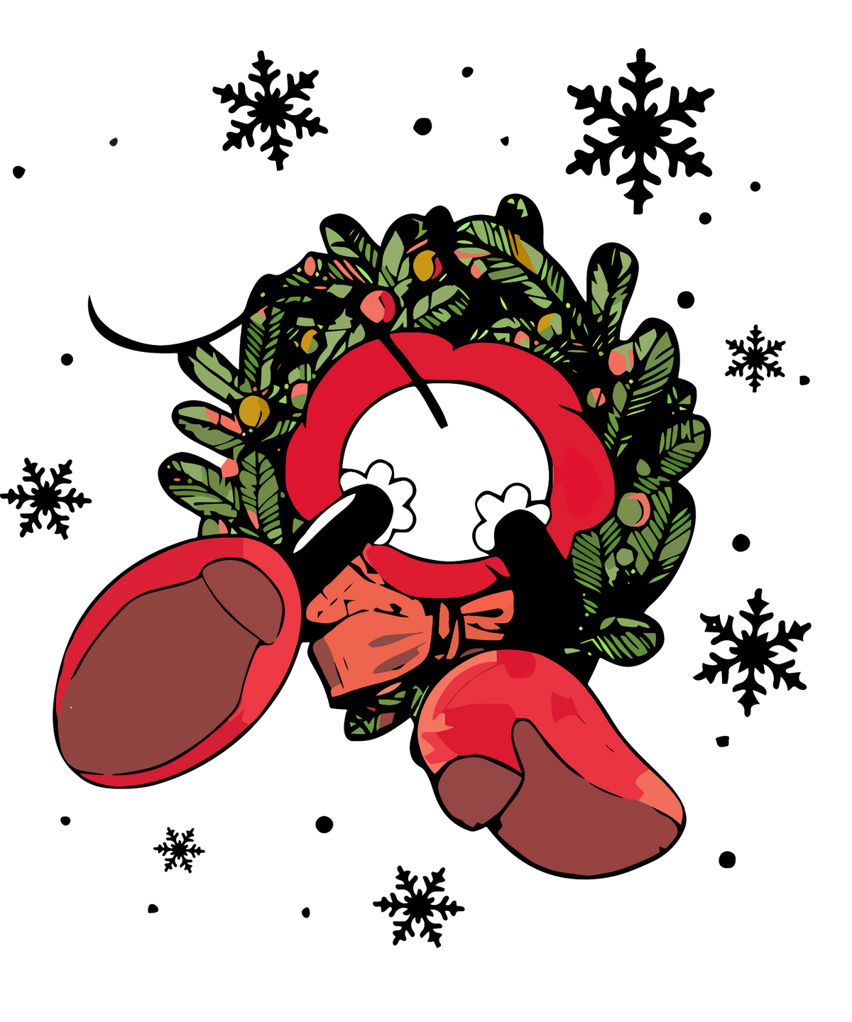 Christmas DTF transfer design