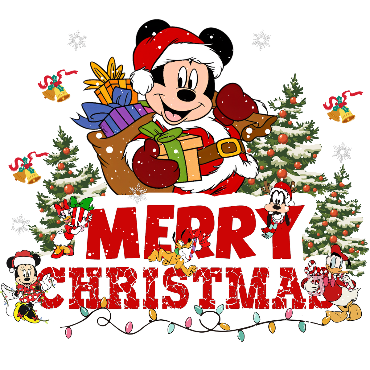 Christmas DTF transfer design