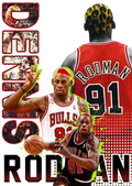 Basketball DTF transfer design