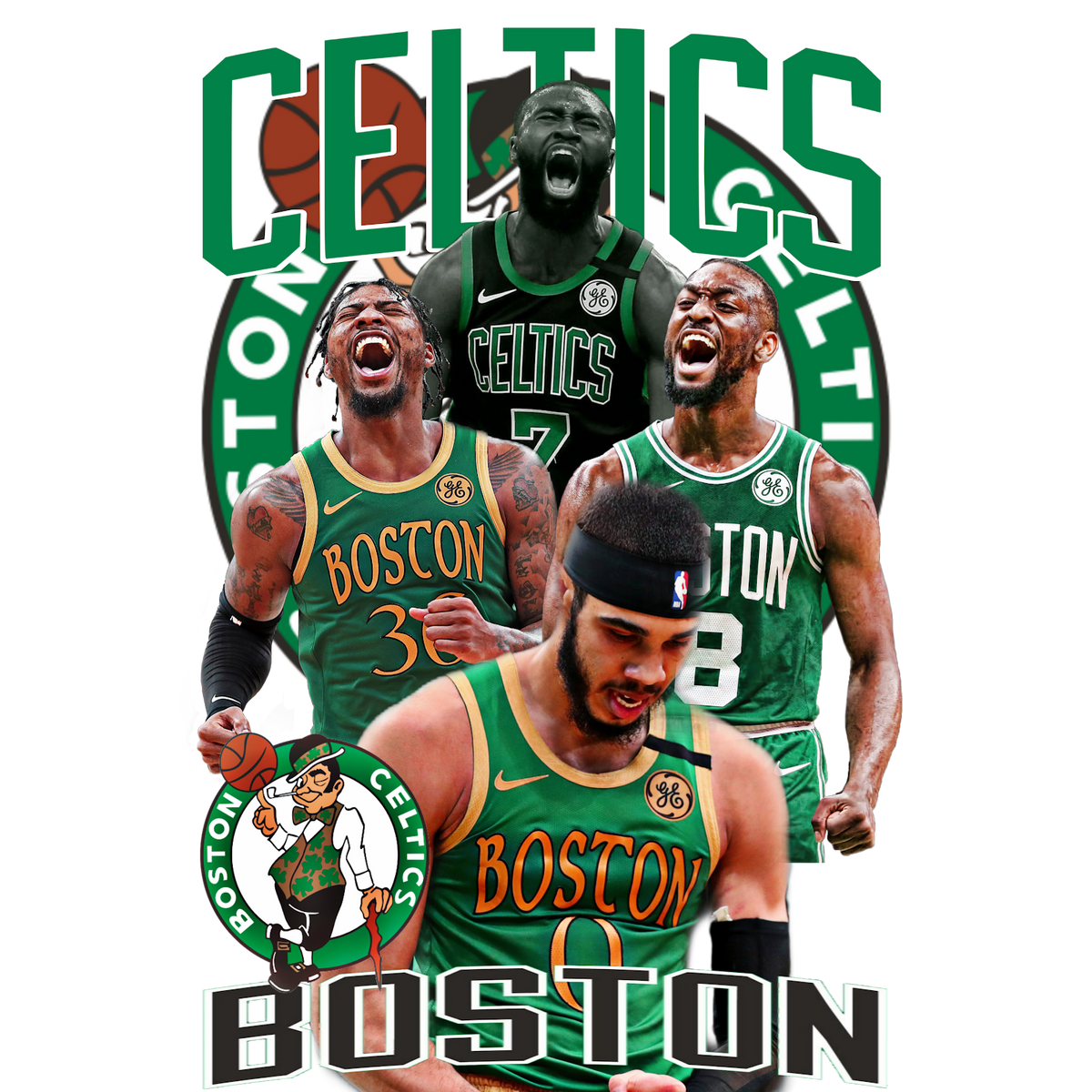 Basketball DTF transfer design
