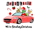 Grinch Christmas DTF transfer design