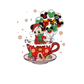 Christmas DTF transfer design