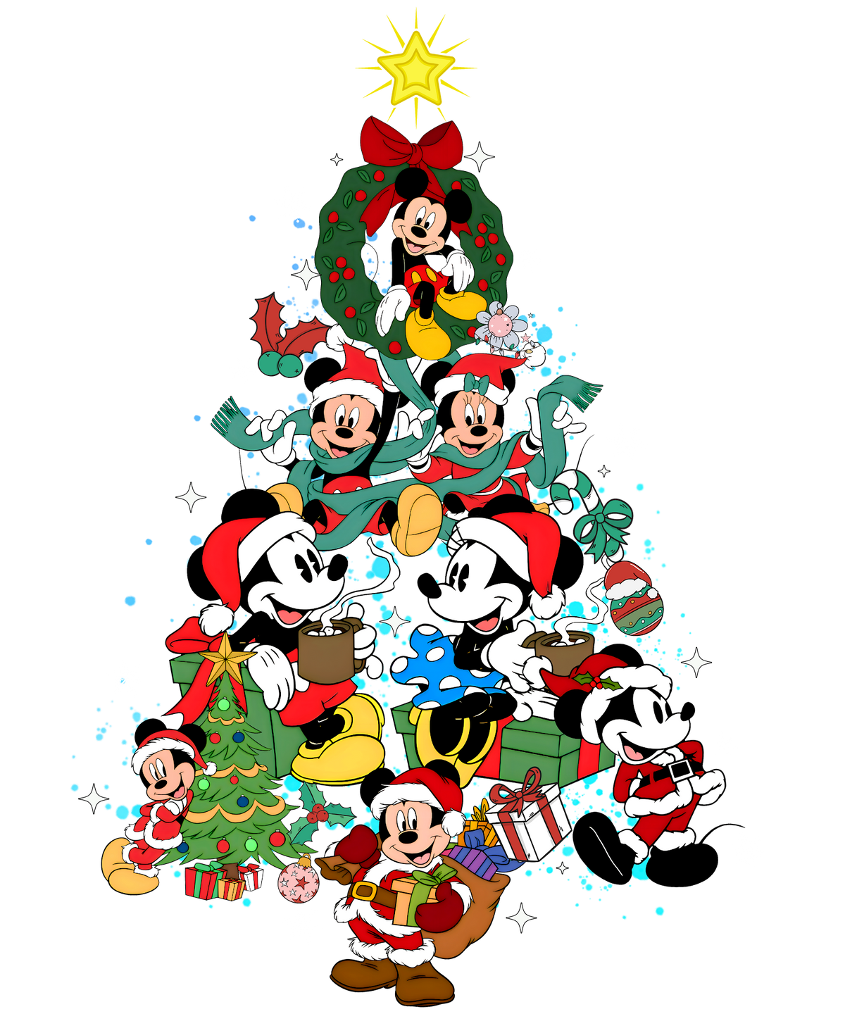 Christmas DTF transfer design