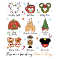 Christmas DTF transfer design