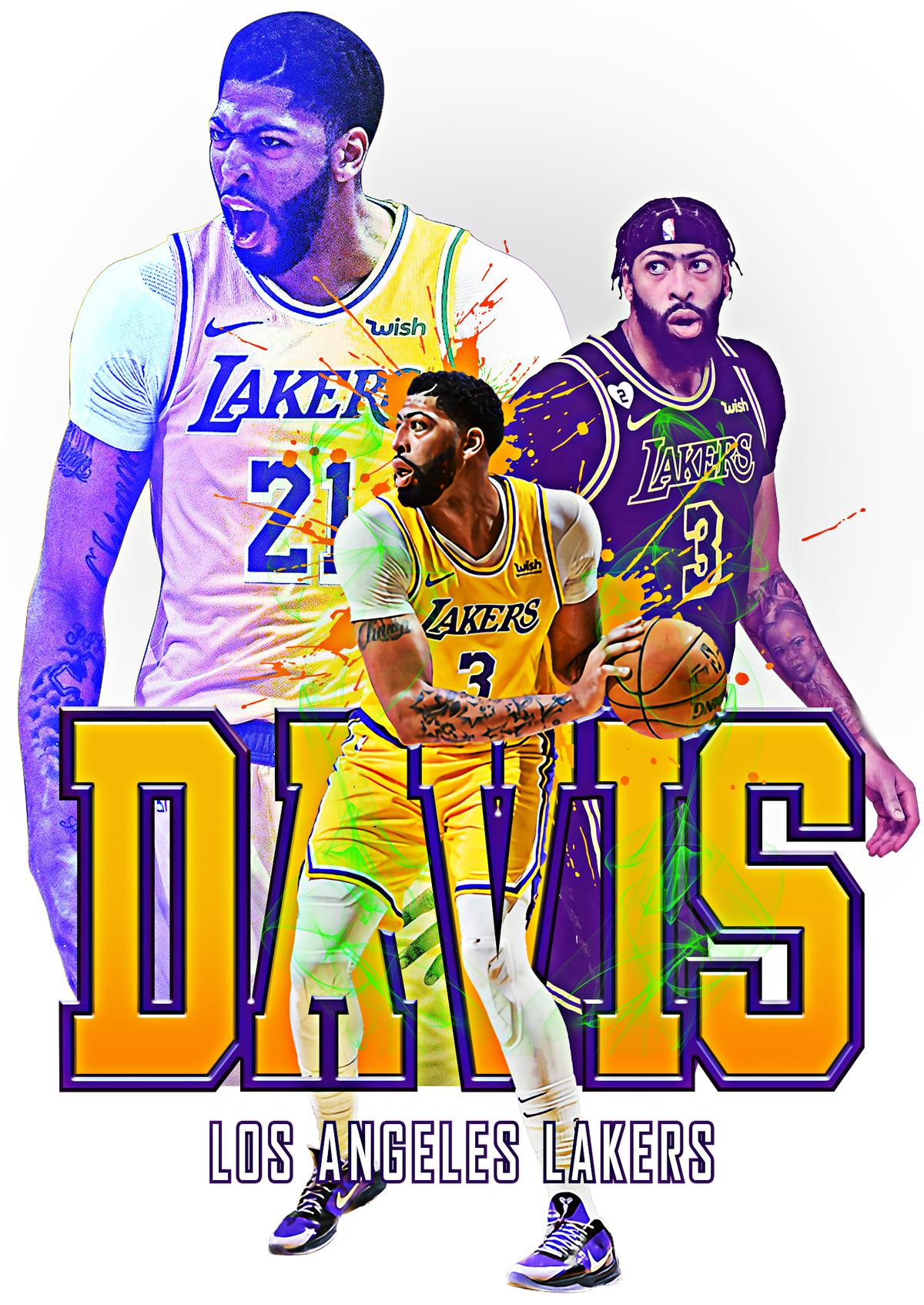 Basketball DTF transfer design