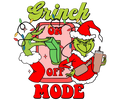 Grinch Christmas DTF transfer design