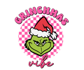 Grinch Christmas DTF transfer design