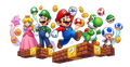 Mario UV printed glass tumbler wrap design