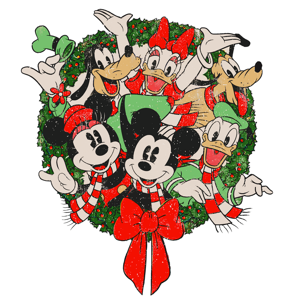 Christmas DTF transfer design