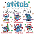 Christmas DTF transfer design
