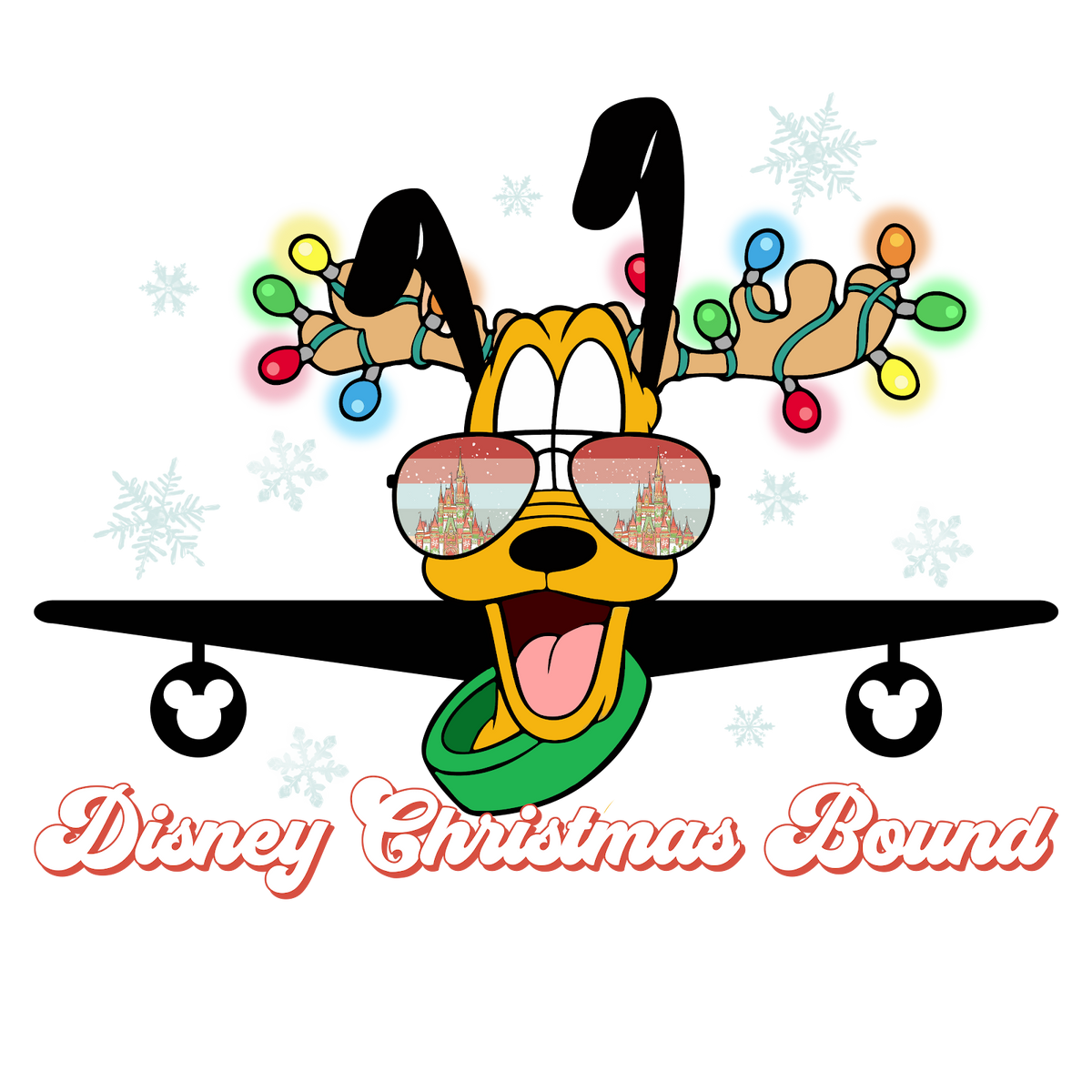 Christmas DTF transfer design