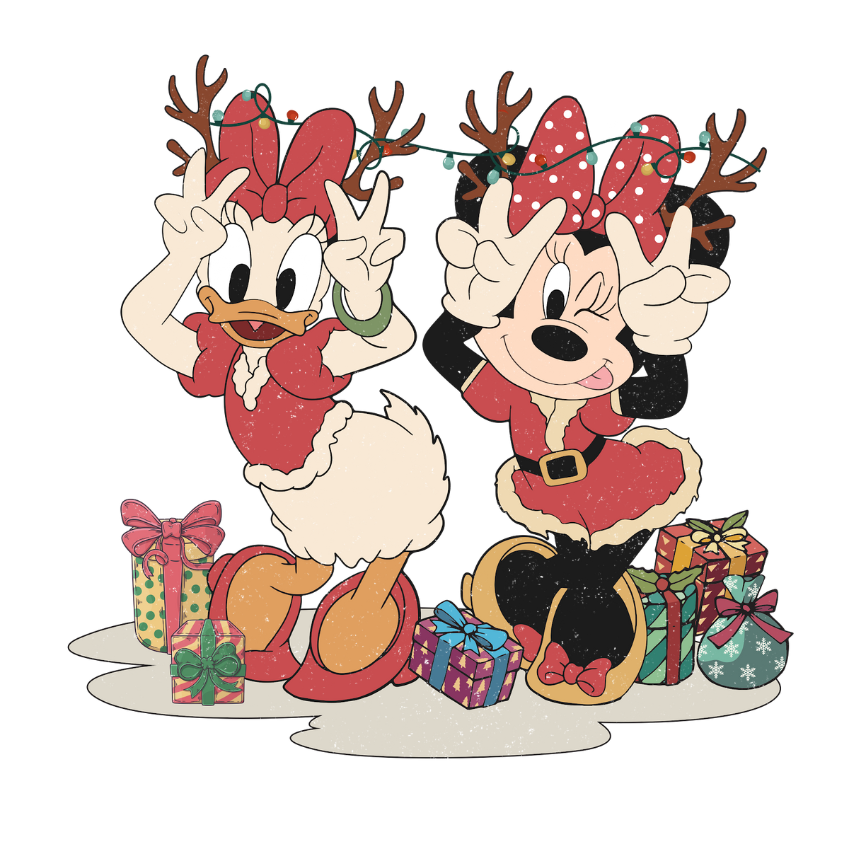Christmas DTF transfer design