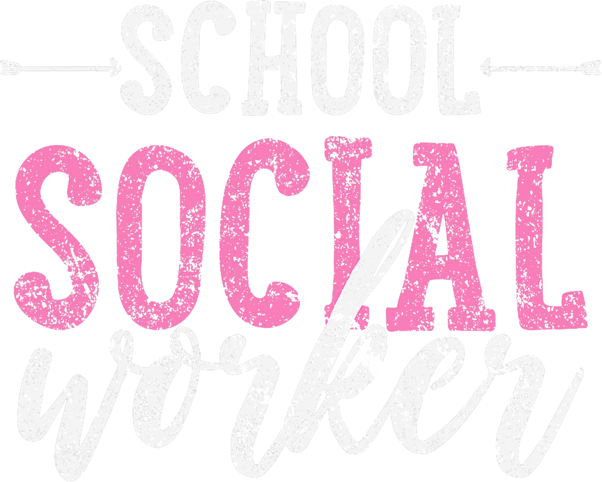 School Social Worker Vintage DTF Transfer