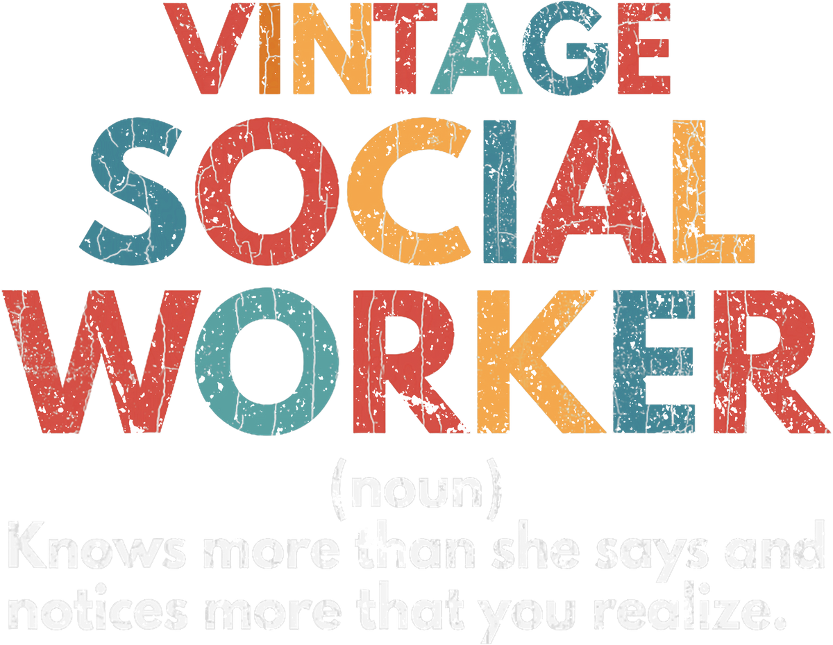 Vintage Social Worker Definition DTF Transfer