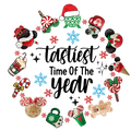 Christmas DTF transfer design