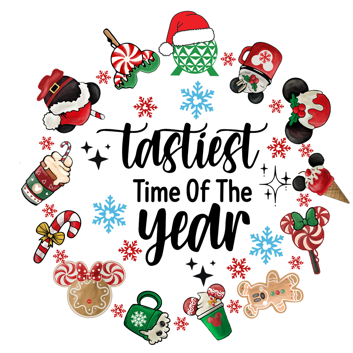 Christmas DTF transfer design