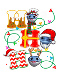 Christmas DTF transfer design