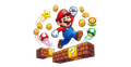Mario UV printed glass tumbler wrap design