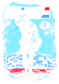 Pop culture DTF transfer design