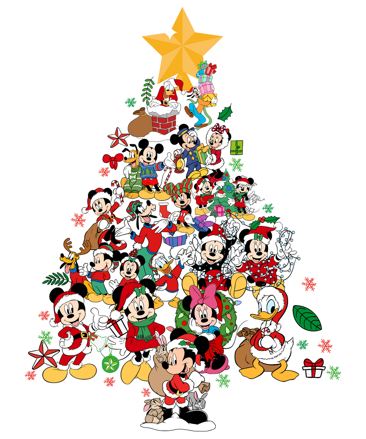 Christmas DTF transfer design