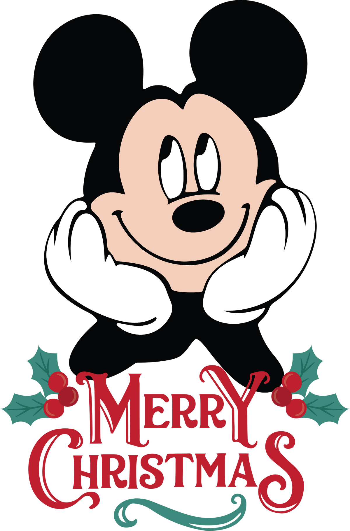 Christmas DTF transfer design