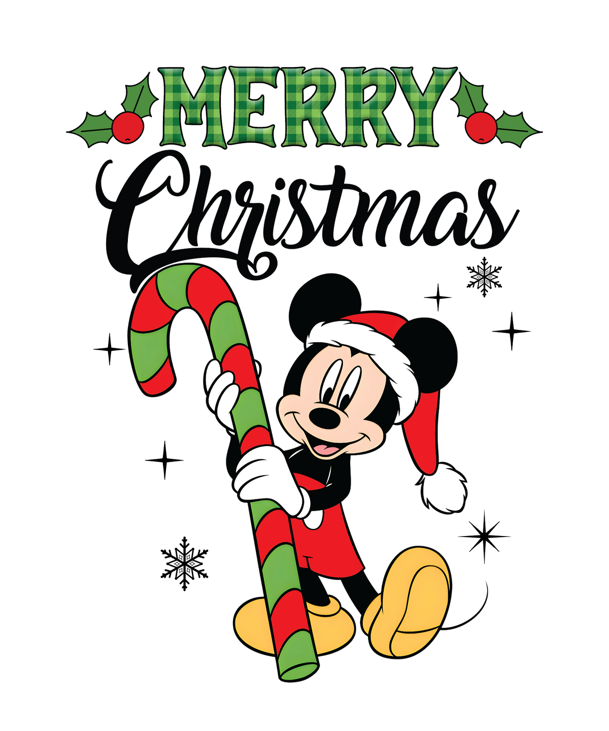 Christmas DTF transfer design
