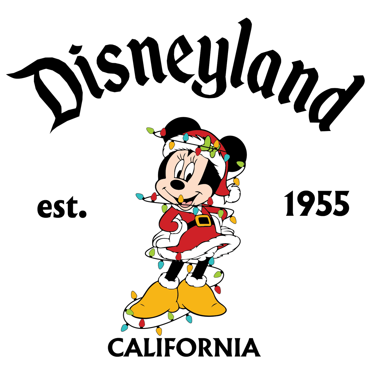 Christmas DTF transfer design