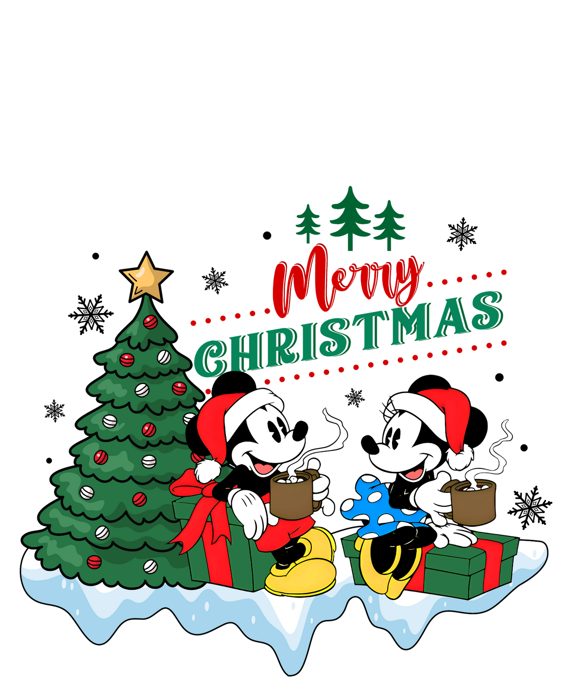 Christmas DTF transfer design
