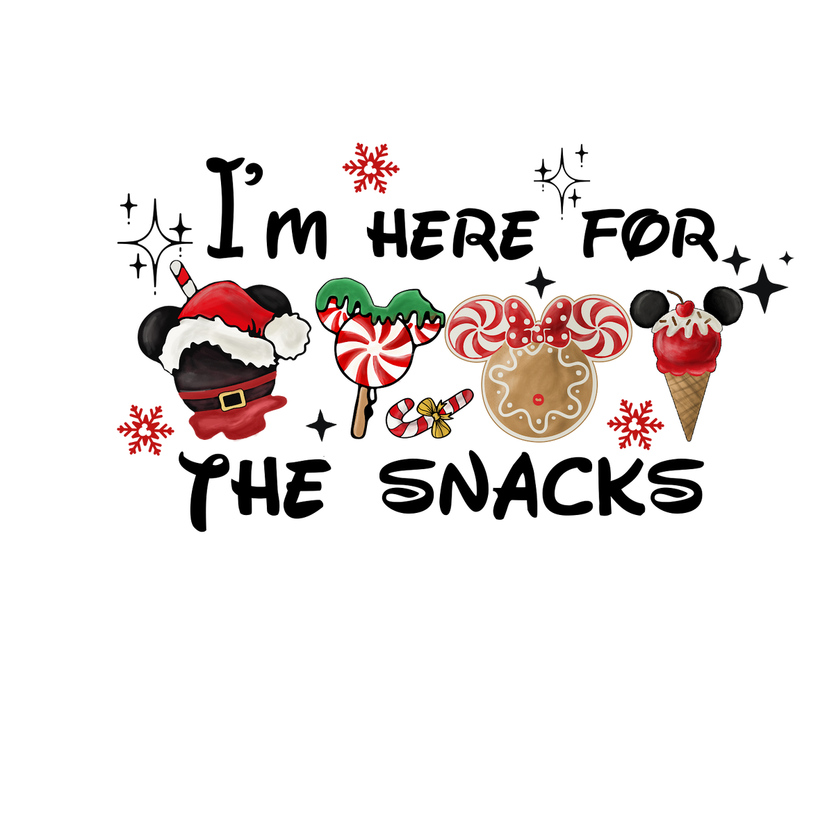 Christmas DTF transfer design
