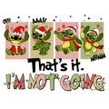 Christmas DTF transfer design