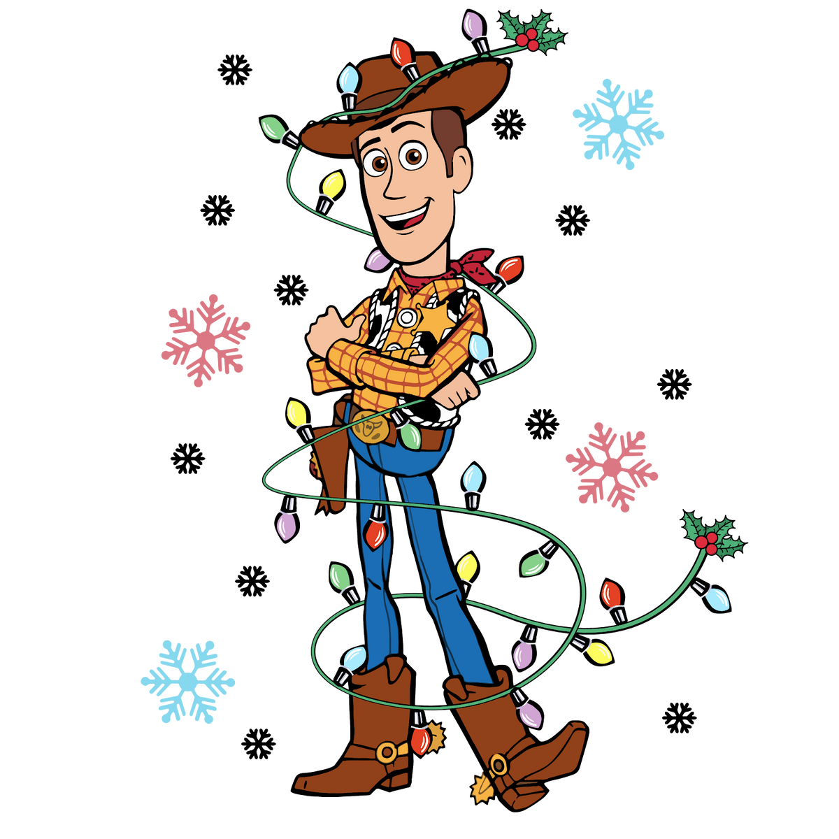 Christmas DTF transfer design
