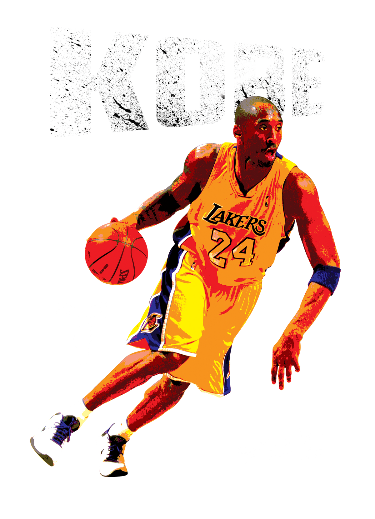 Basketball DTF transfer design