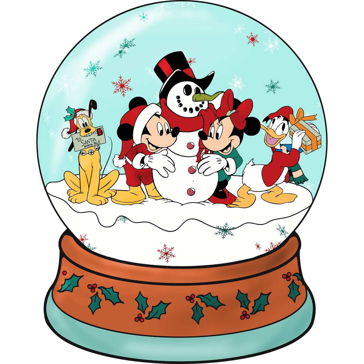 Christmas DTF transfer design