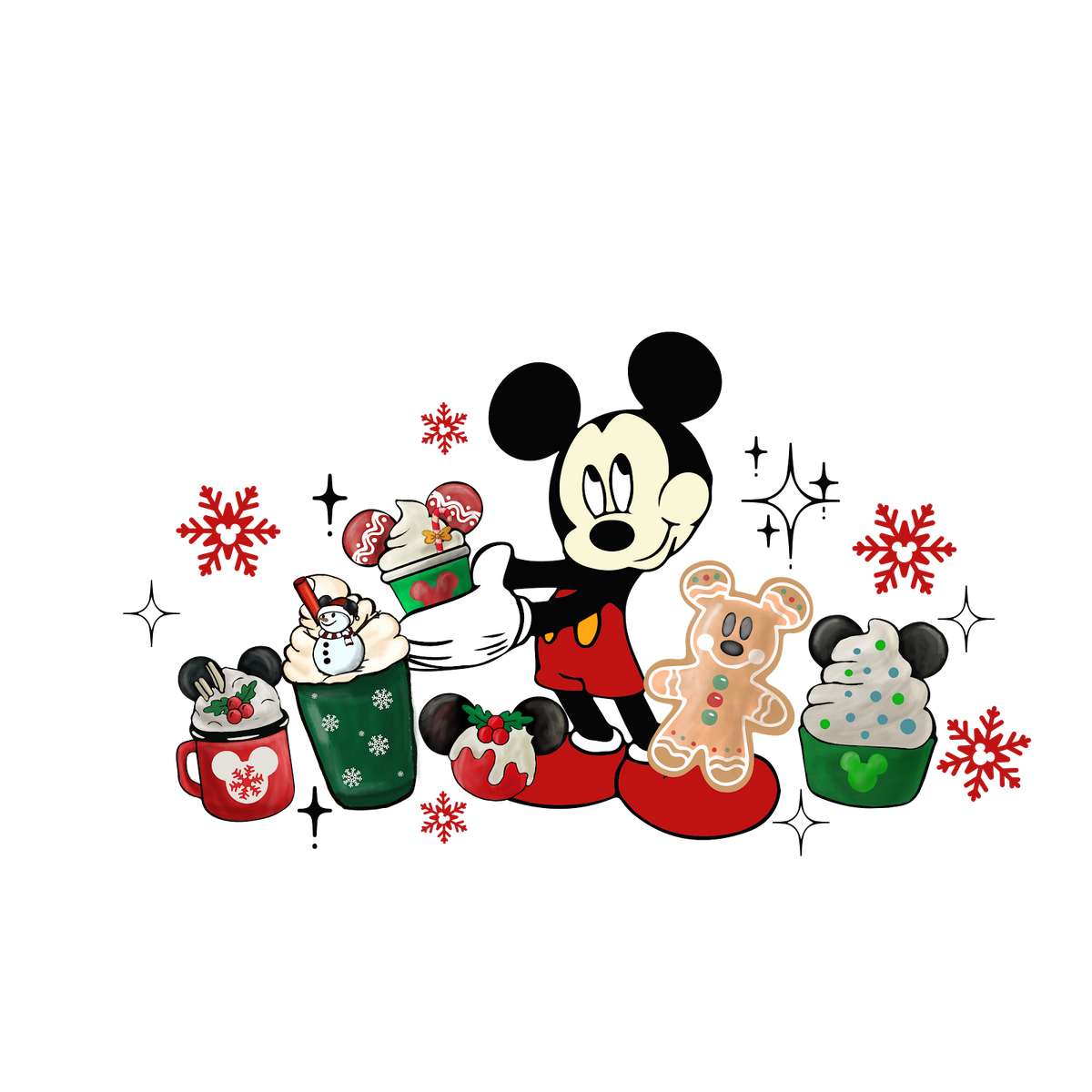 Christmas DTF transfer design