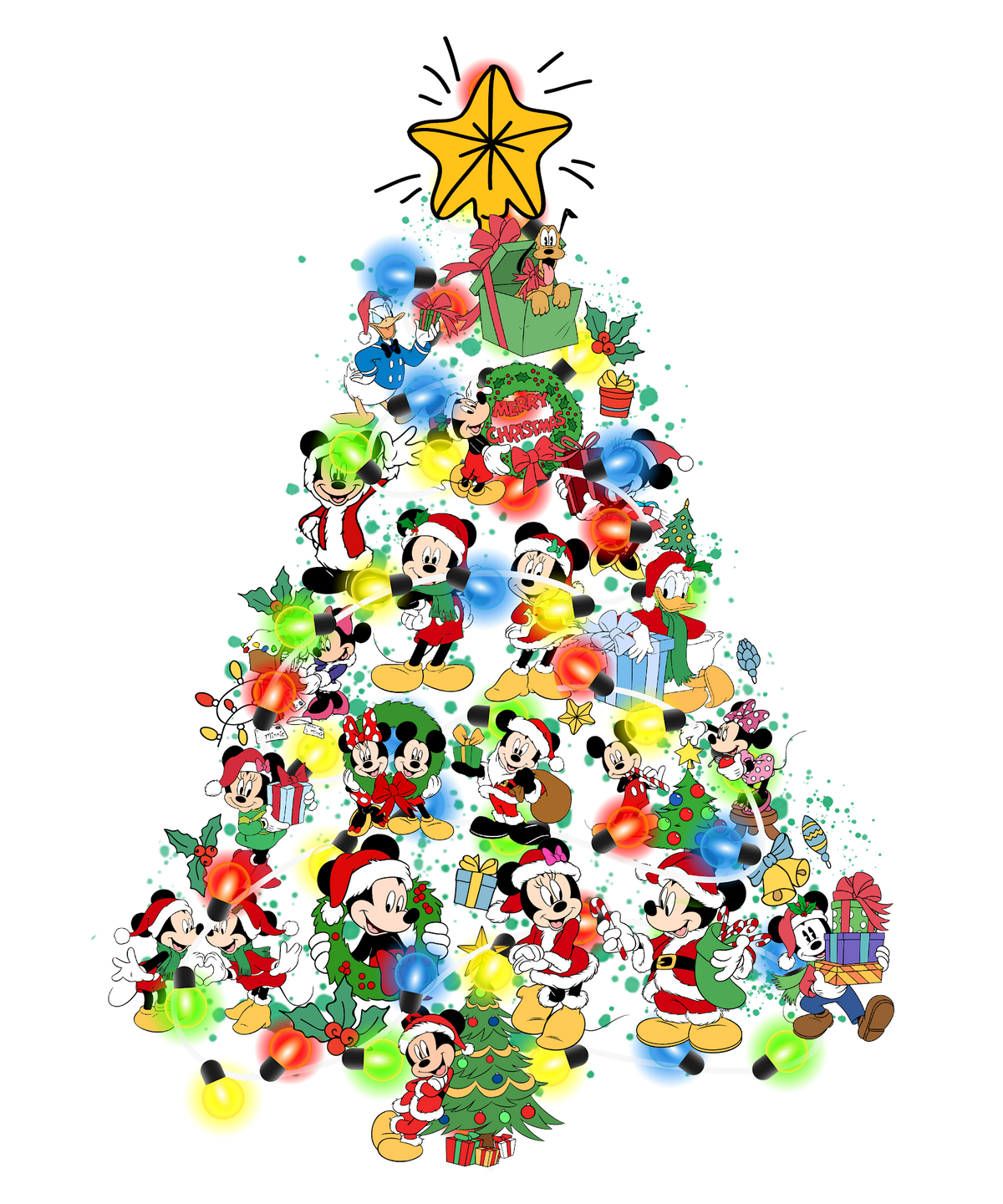 Christmas DTF transfer design