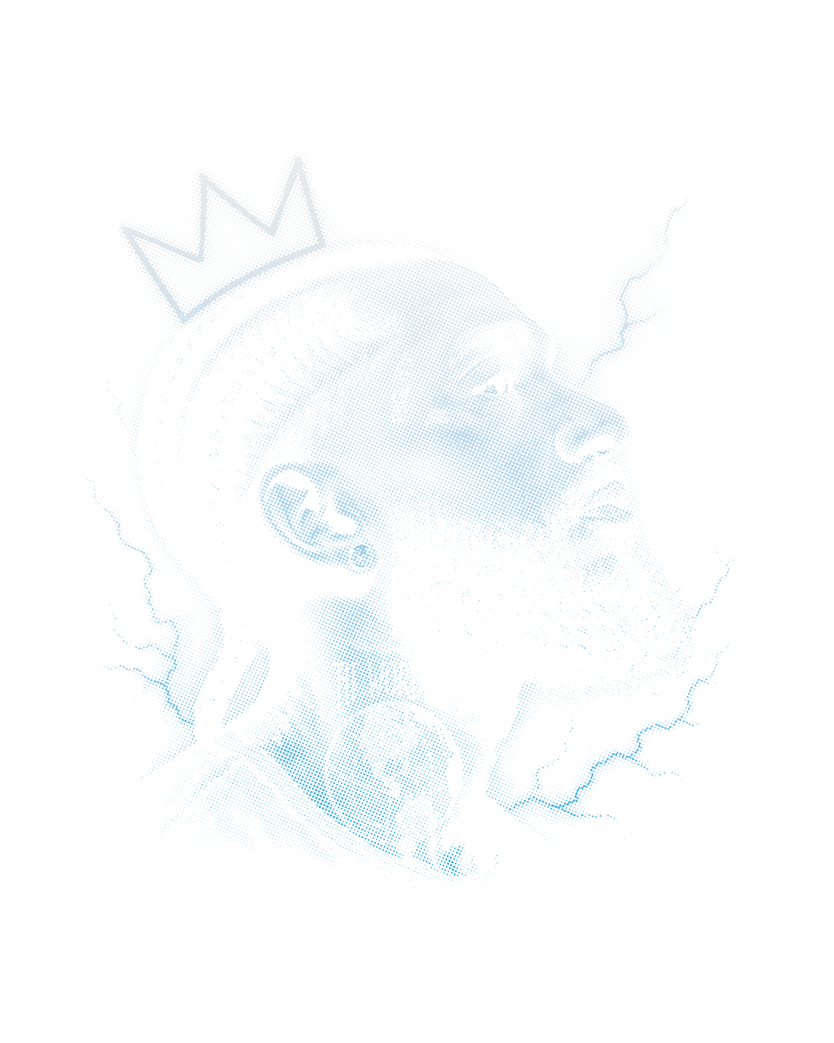 Halftone DTF transfer design