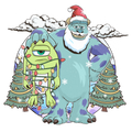 Christmas DTF transfer design