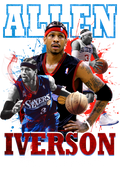 Basketball DTF transfer design