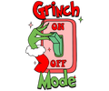Grinch Christmas DTF transfer design