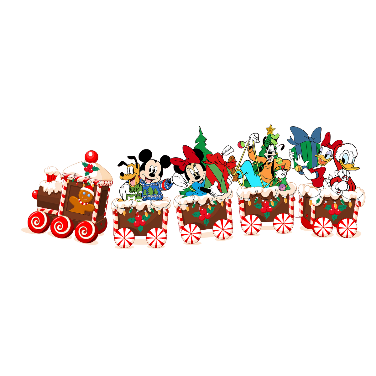 Christmas DTF transfer design