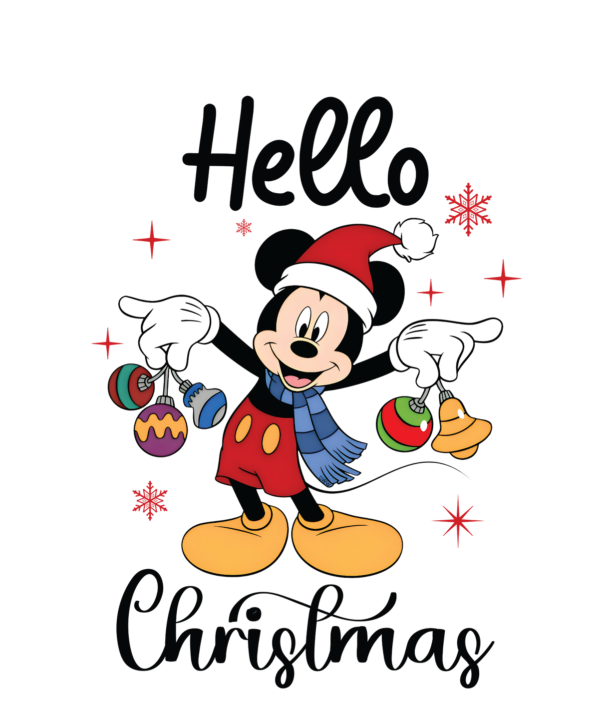 Christmas DTF transfer design
