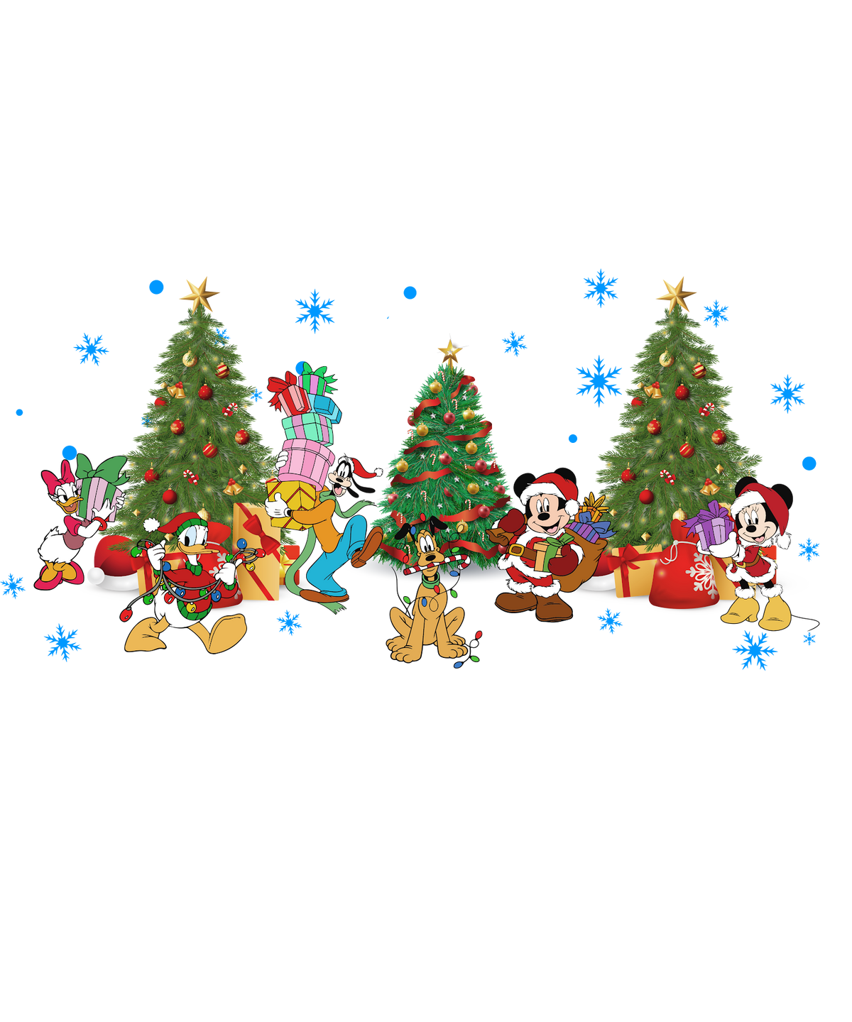 Christmas DTF transfer design