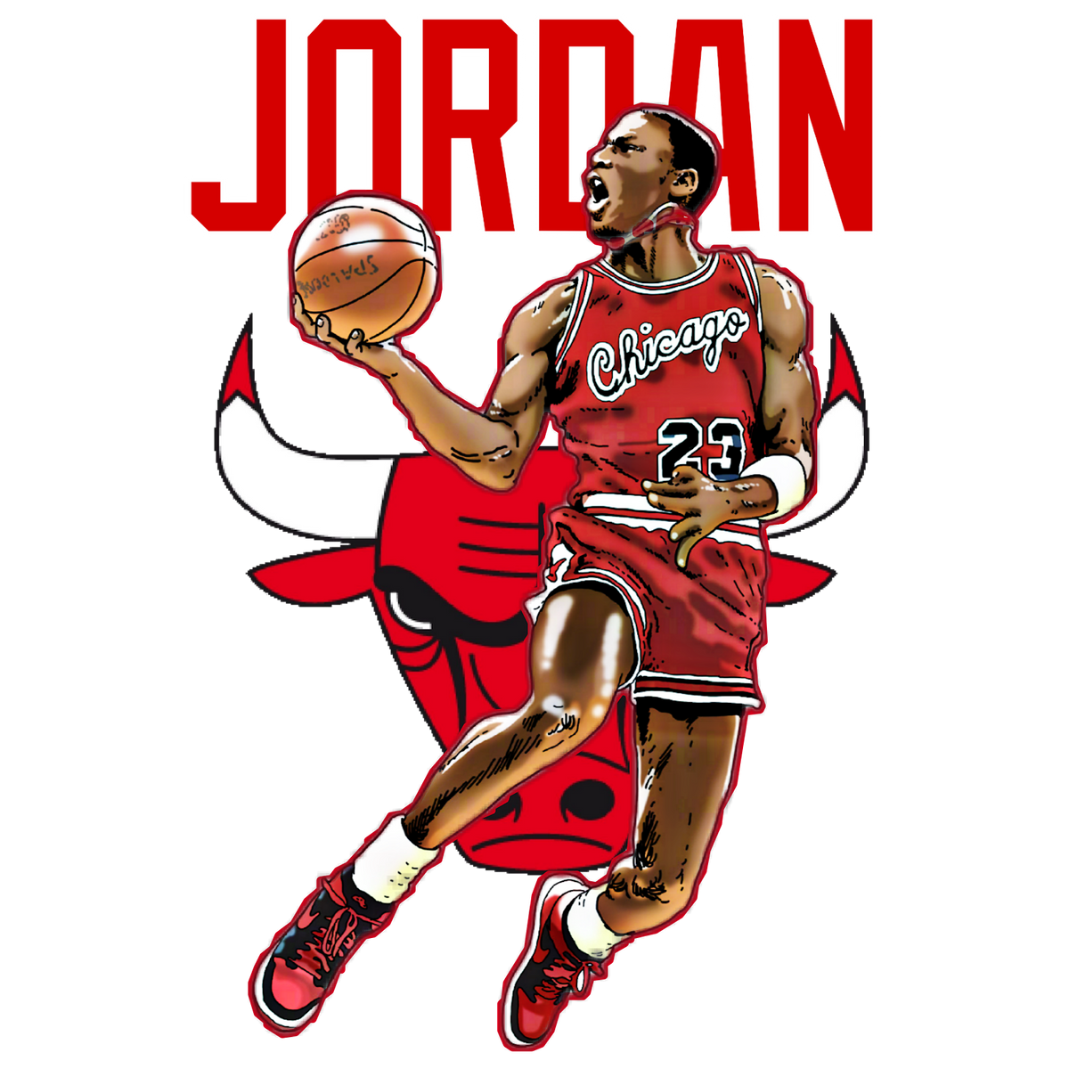 Basketball DTF transfer design
