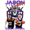 Basketball DTF transfer design