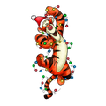 Christmas DTF transfer design