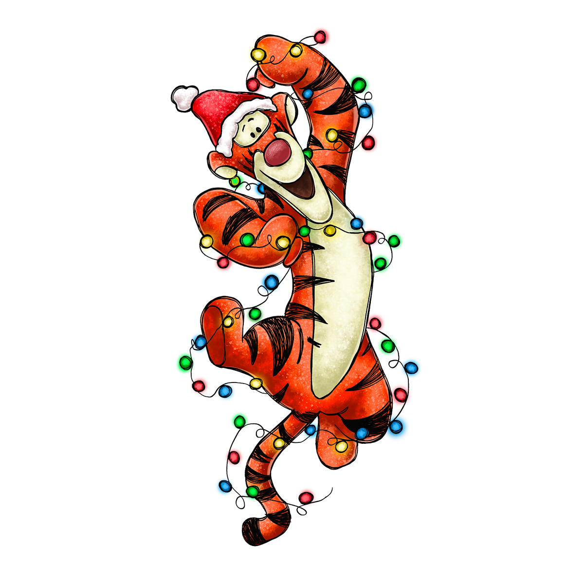 Christmas DTF transfer design