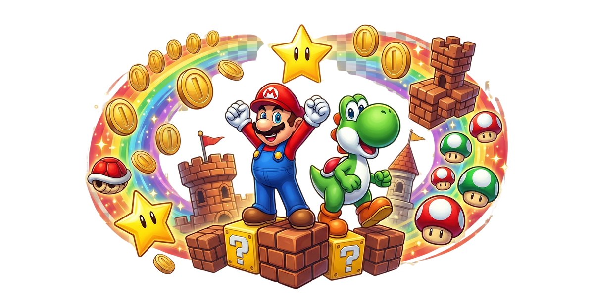 Mario UV printed glass tumbler wrap design