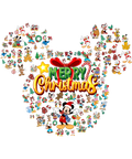 Christmas DTF transfer design